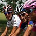 Andy Schleck im weissen Trikot bei der 11. Etappe des Giro d'Italia 2007